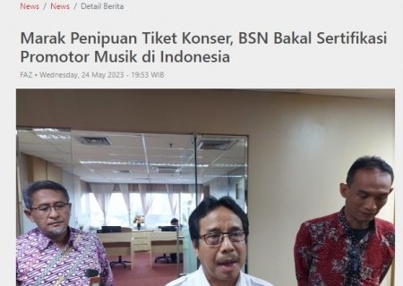 Marak Penipuan Tiket Konser, BSN Bakal Sertifikasi Promotor Musik di Indonesia