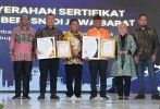 Pasar Rakyat di Jawa Barat Kembali Terima Sertifikat SNI