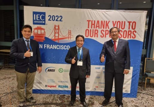 Indonesia menyampaikan laporan di salah satu rangkaian Sidang IEC GM ke-86 tahun 2022 di San Francisco, Amerika Serikat.