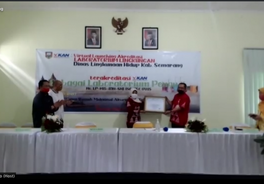 Laboratorium Lingkungan DLH Kabupaten Semarang Raih Akreditasi SNI ISO/IEC 17025