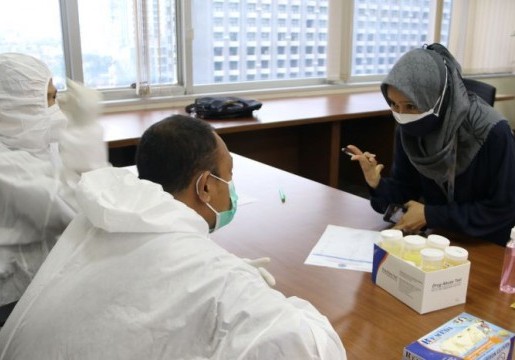 BSN Laksanakan Tes Urine untuk  Dukung Hari Narkotika Internasional