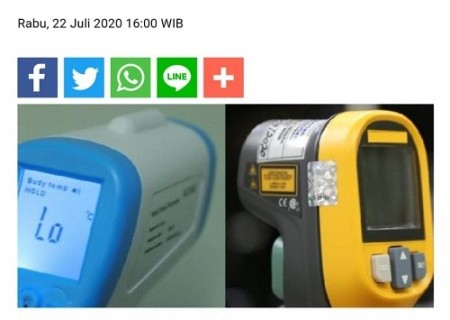 Thermogun klinik aman untuk protokol kesehatan COVID-19, kata BSN - ANTARA  News