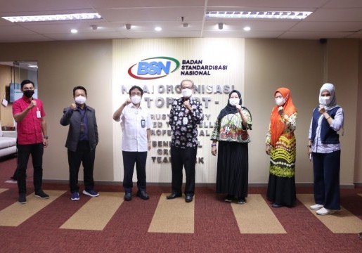 Audiensi Kepala Disperindagkop-UKM Provinsi Riau dengan Kepala BSN