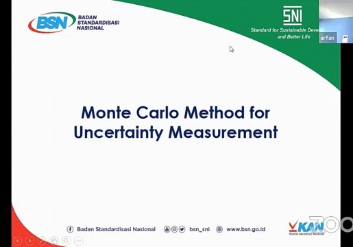 BSN Gandeng MMI Kenalkan Metode Monte Carlo untuk Analisa Ketidakpastian