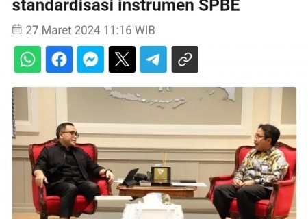Menteri PANRB-BSN bahas evaluasi standardisasi instrumen SPBE