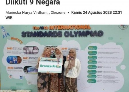 Indonesia Juara Olimpiade Standar Internasional Korea, Diikuti 9 Negara