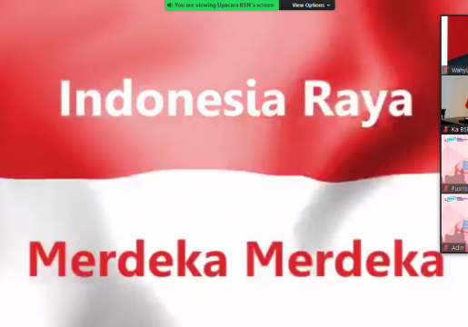 BSN Tingkatkan Wawasan Kebangsaan Melalui Lagu Indonesia Raya Serta Pembacaan Pancasila
