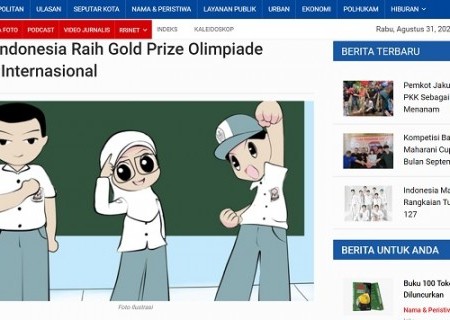 Pelajar Indonesia Raih Gold Prize Olimpiade Standar Internasional 