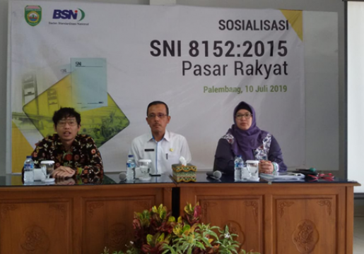 Gandeng Kemendag, BSN Sosialisasikan SNI Pasar Rakyat di Palembang