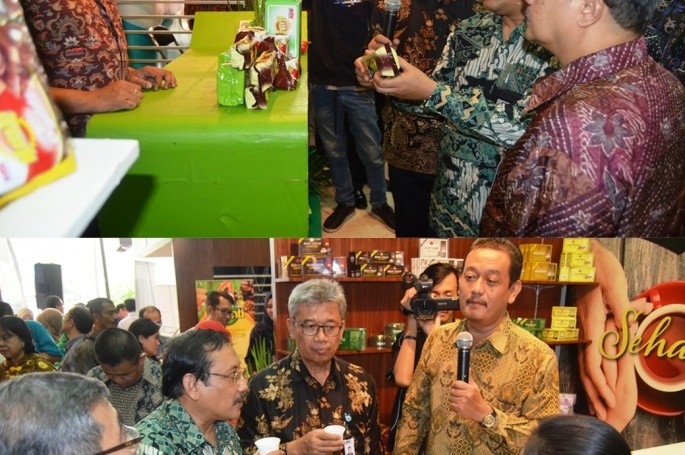 Kepala BSN bersama Sekjen Kemenperin Syarif Hidayat Buka iqe 2016
