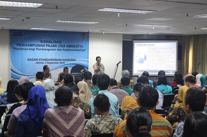 BSN Bekerjasama dengan KPP Jakarta Menteng I Sosialisasikan Tax Amnesty
