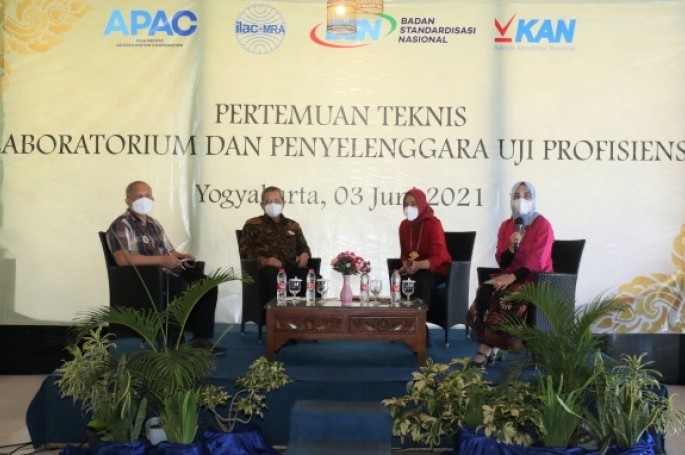 KAN Gelar Pertemuan Teknis Laboratorium dan Penyelengara Uji Profisiensi di Yogyakarta