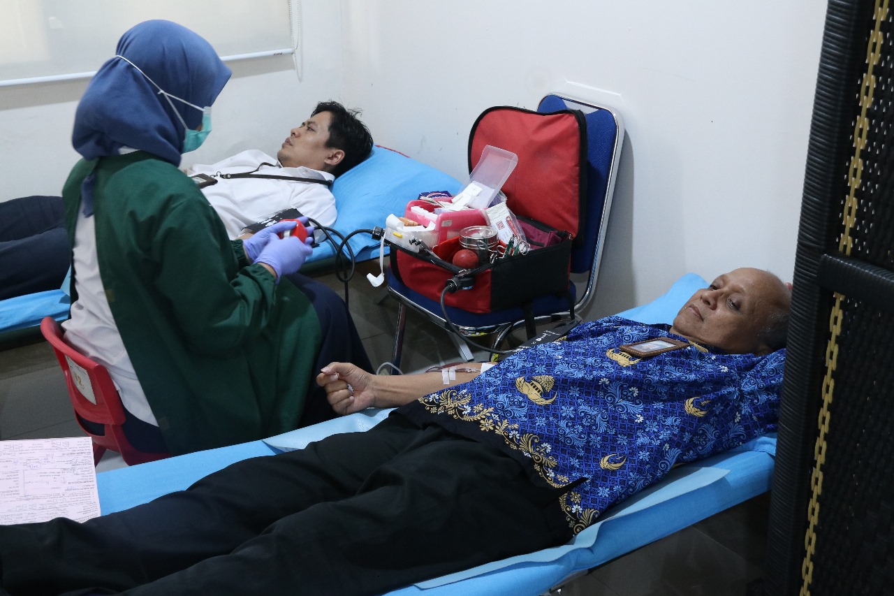 KORPRI BSN Gelar Donor Darah Pemecahan Rekor MURI BSN Badan