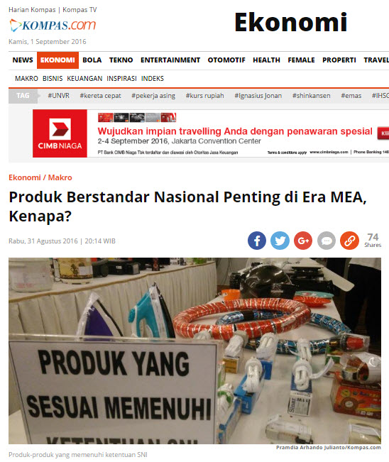 Produk Berstandar Nasional Penting Di Era Mea Kenapa Bsn Badan